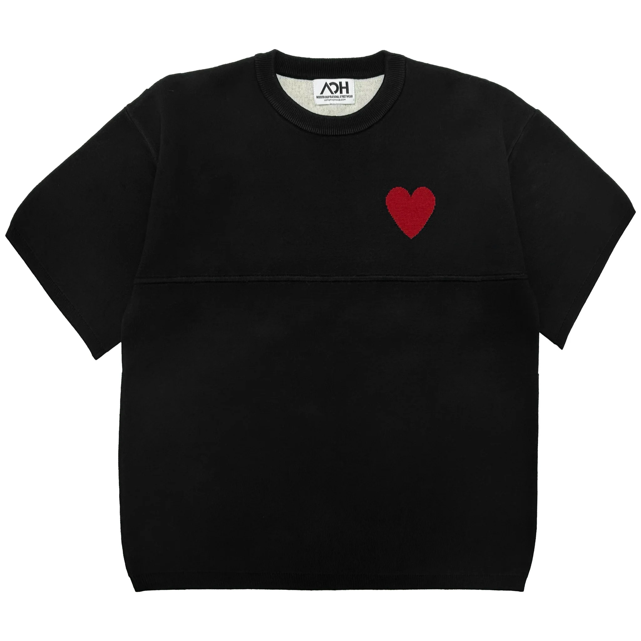 By His MRCY Heavy Knit Tee-Black - Image 7