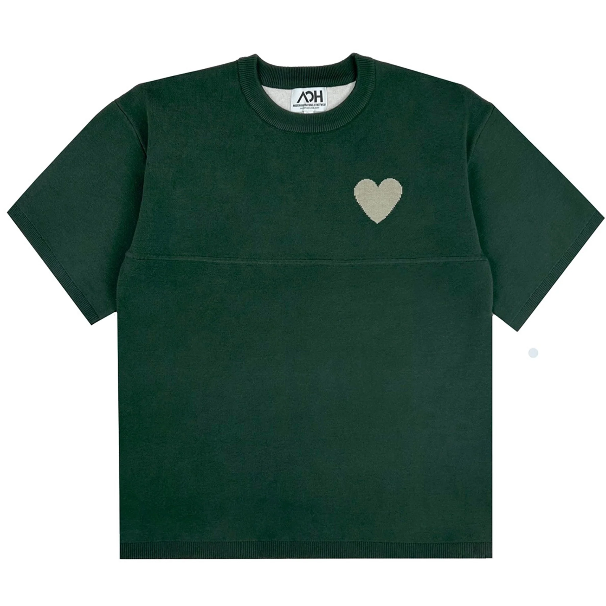 By His MRCY Heavy Knit Tee-Green - Image 4
