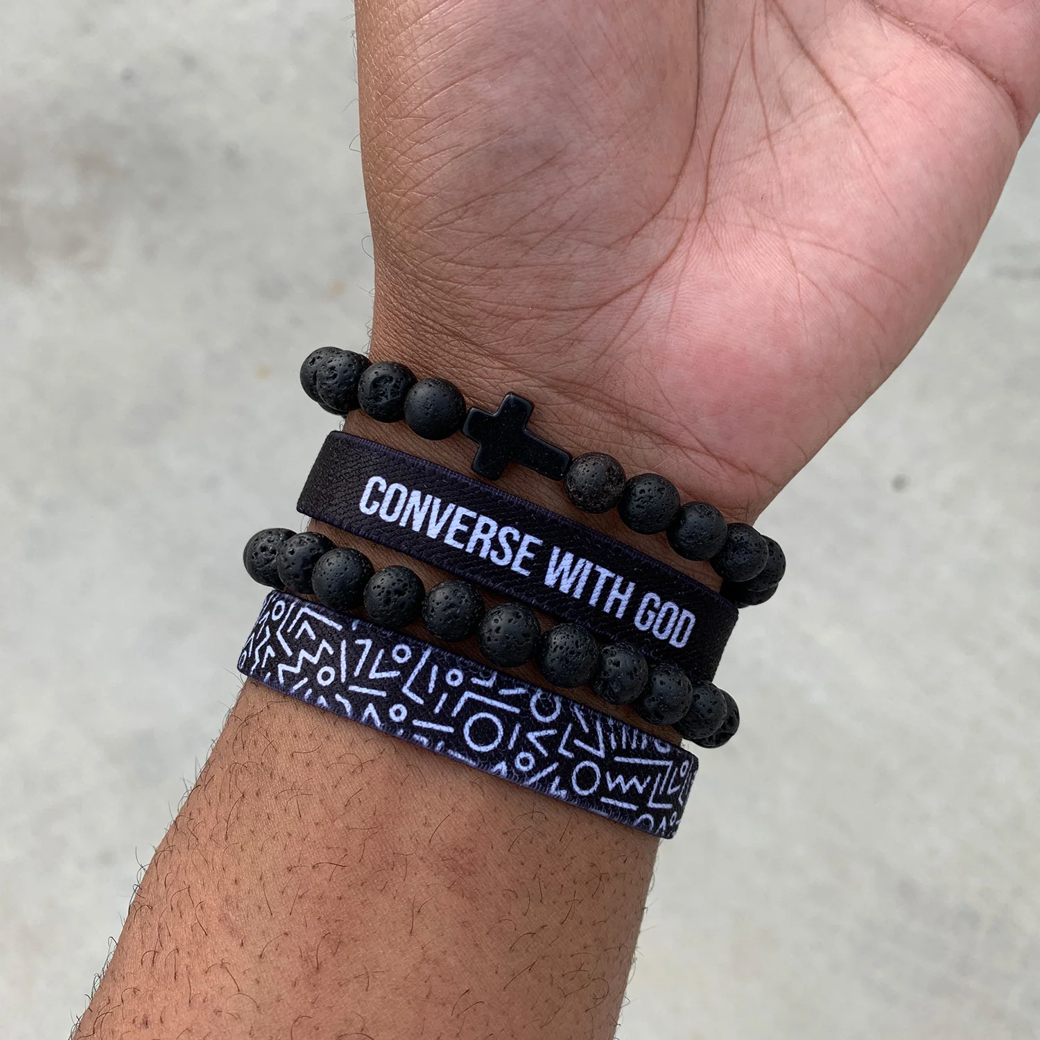 Lava Stone and Cross Wristpack - Image 3