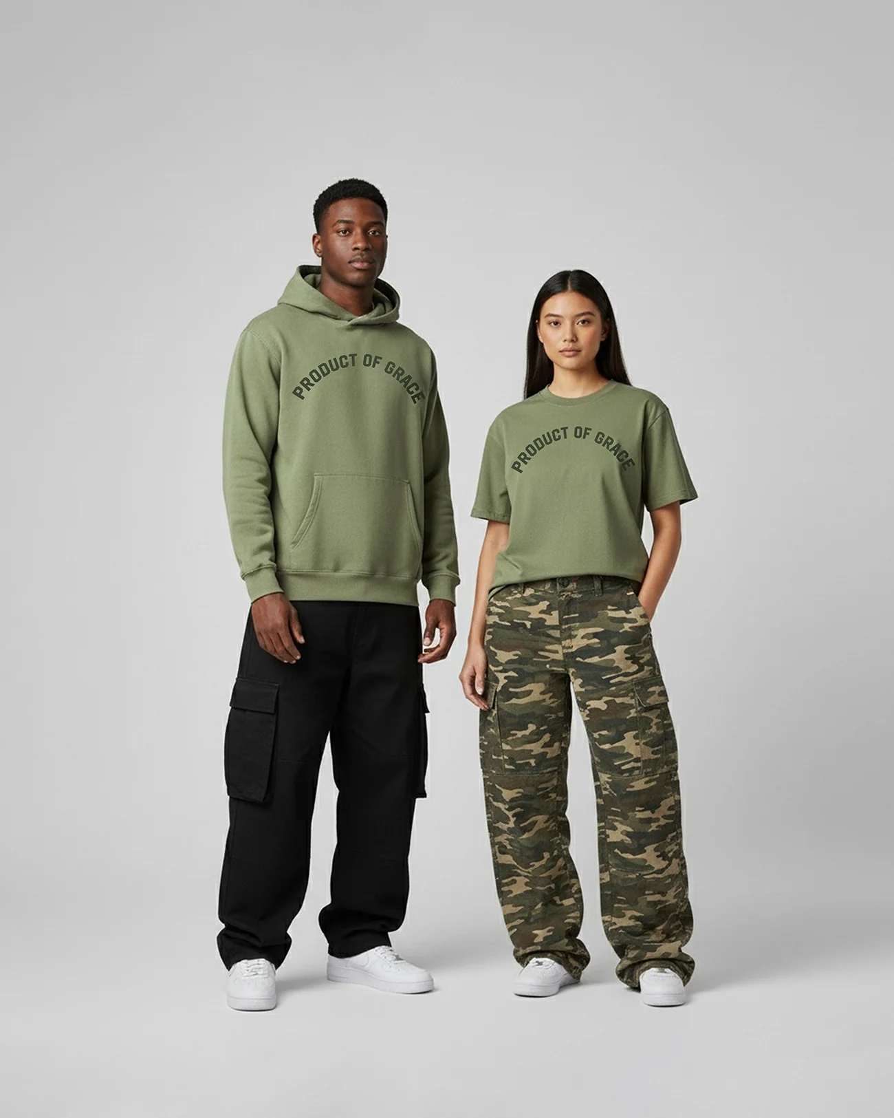 Product of Grace Box Tee- Mint - Image 3