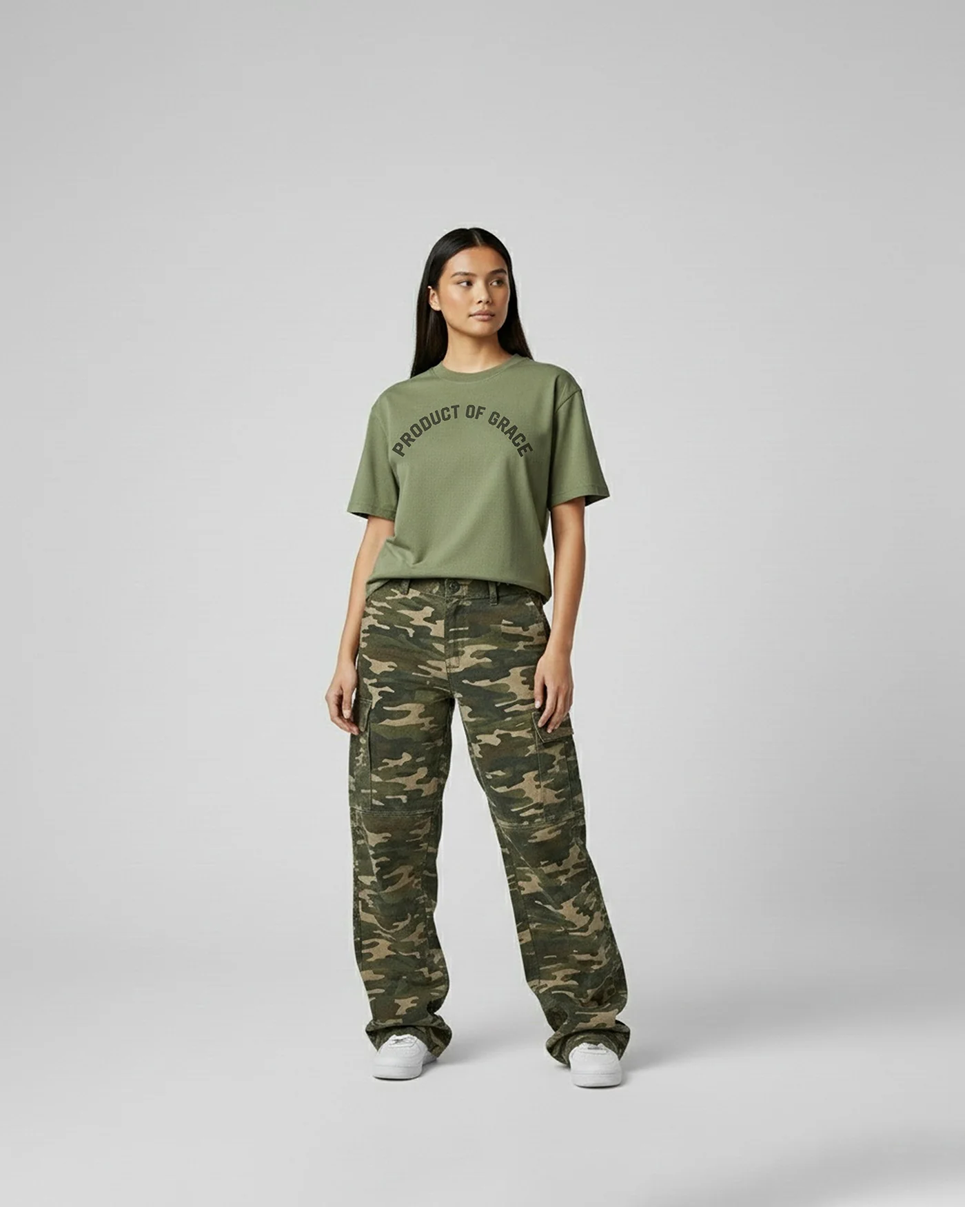 Product of Grace Box Tee- Mint - Image 5