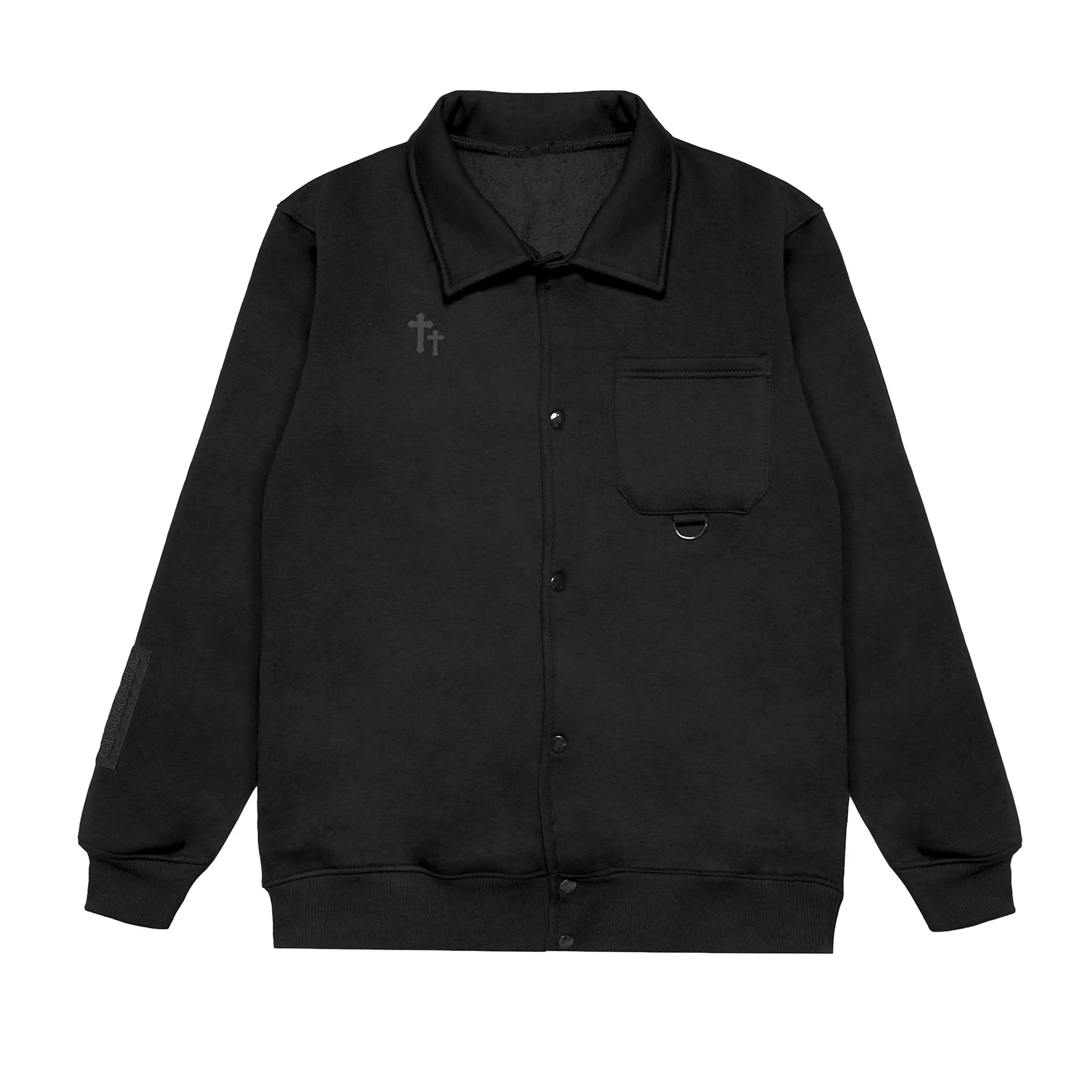 Product of Grace Shacket- Black - Image 4