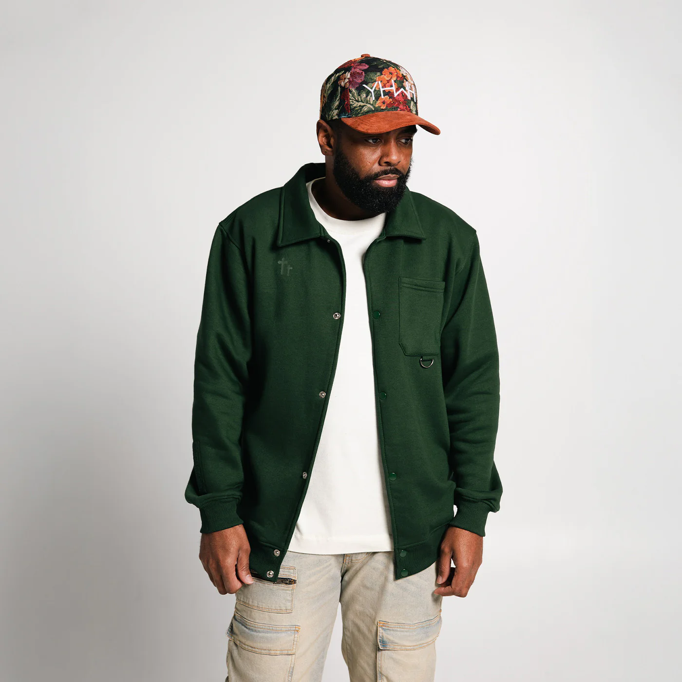 Product of Grace Shacket- Green - Image 3