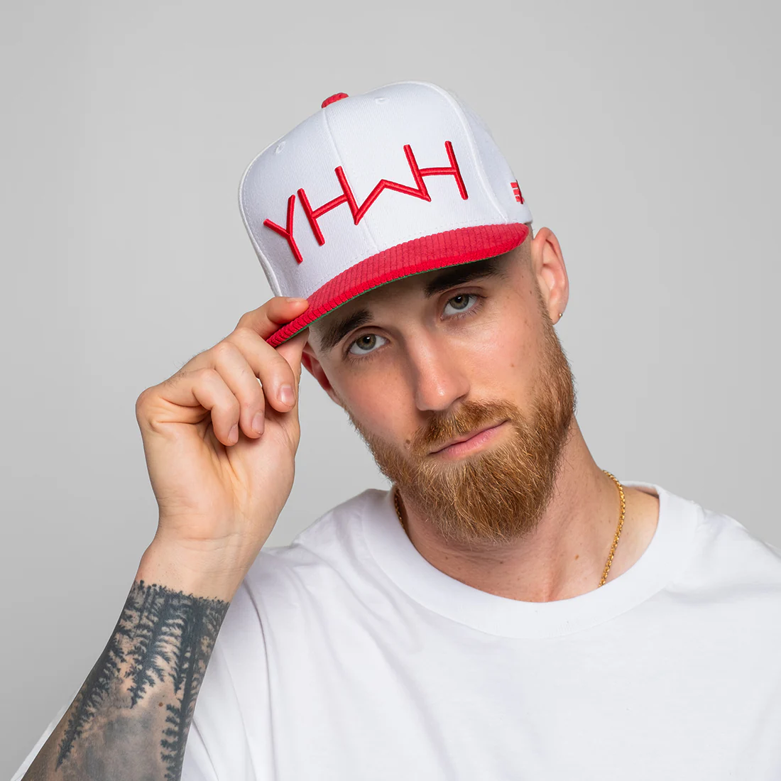 Rose Corduroy YHWH Snapback - Image 5