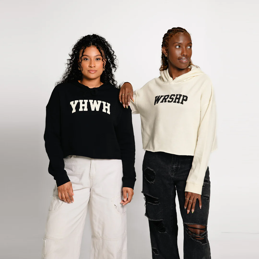 WRSHP Cropped Hoodie - Image 3