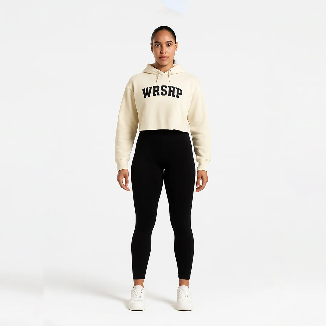 WRSHP Cropped Hoodie - Image 4